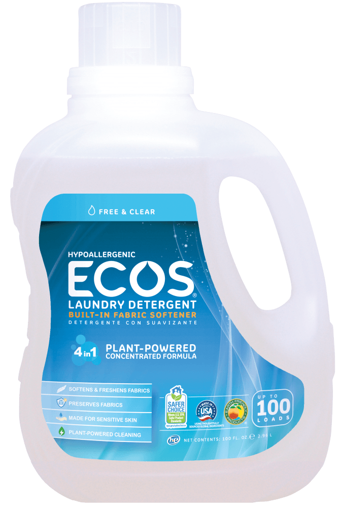Fragrance Free Laundry Detergent Hypoallergenic Soap ECOS®