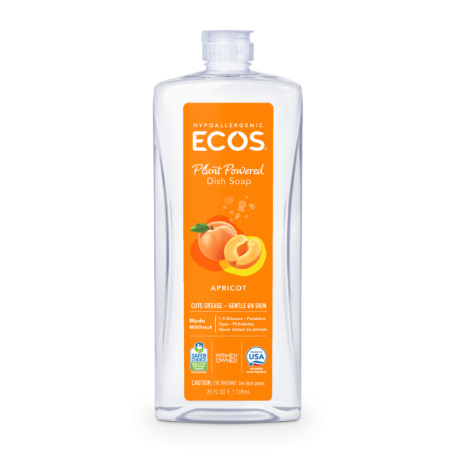 ECOS Dish Soap Apricot Front