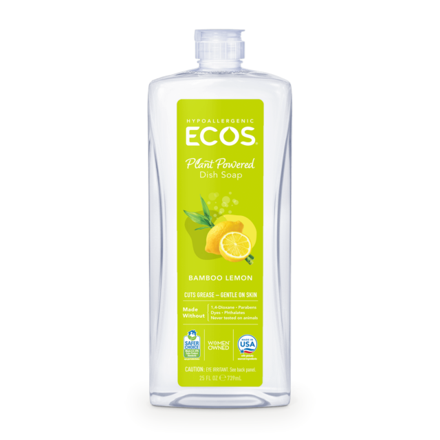 ECOS Dishsoap Bamboo Lemon Front