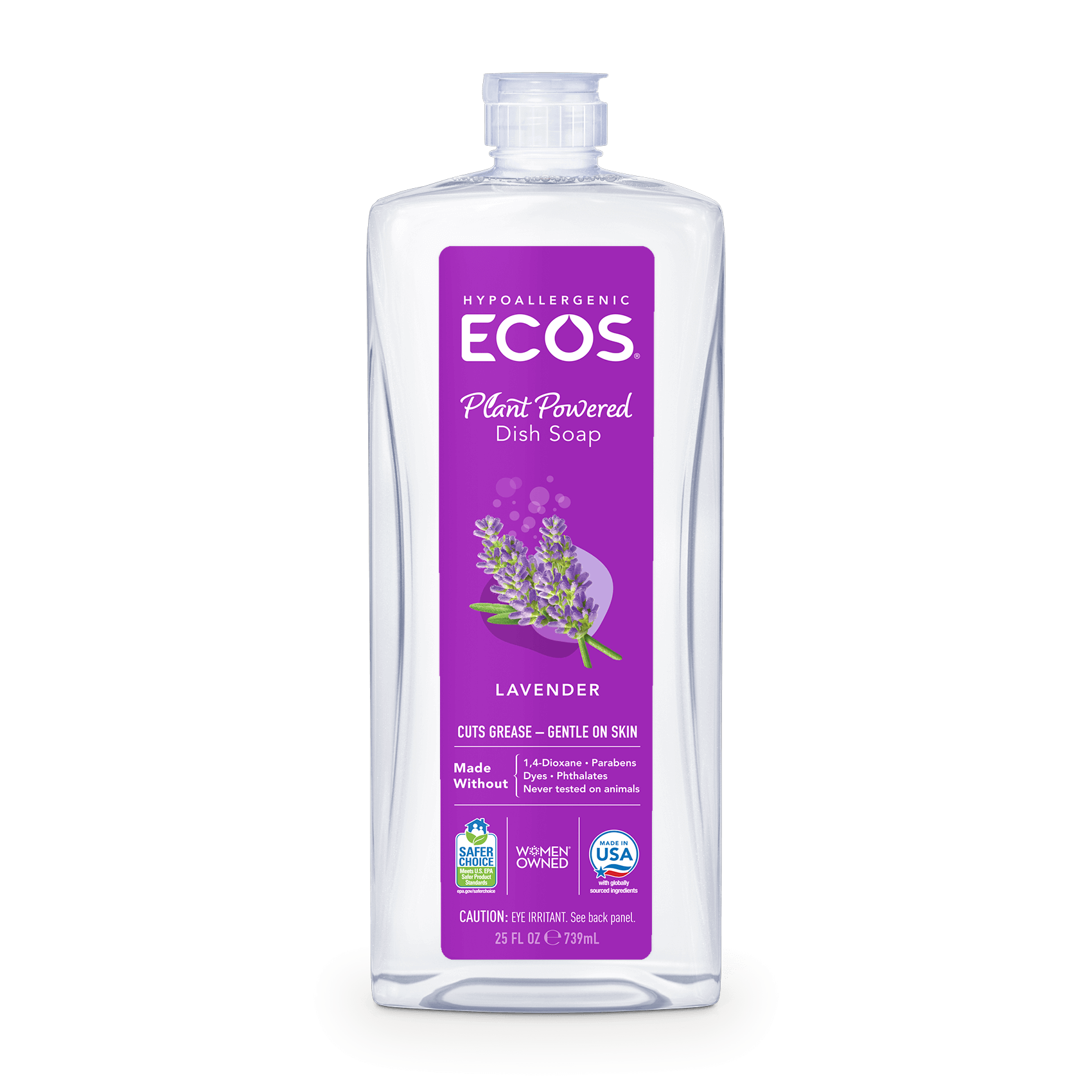 ECOS Dish Soap Lavender Front