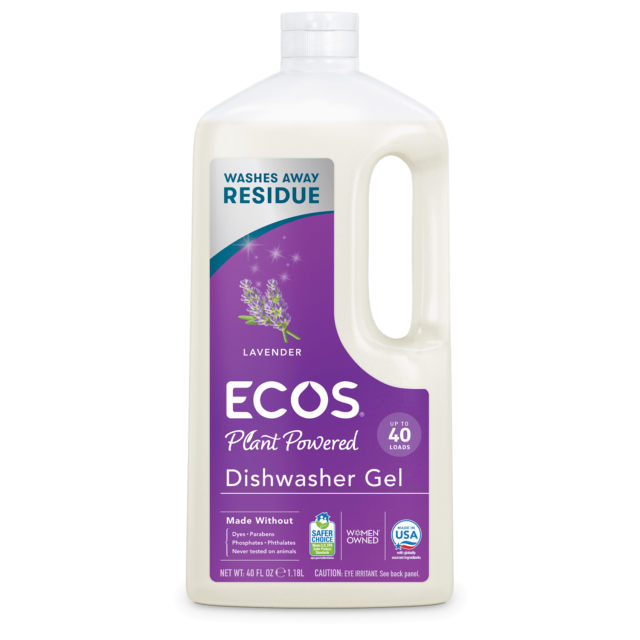 ECOS Dishwasher Gel Lavender Front