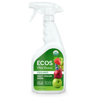 ECOS Organic Fruit & Veggie Wash Front