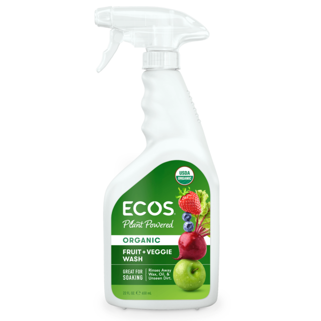 ECOS Organic Fruit & Veggie Wash Front