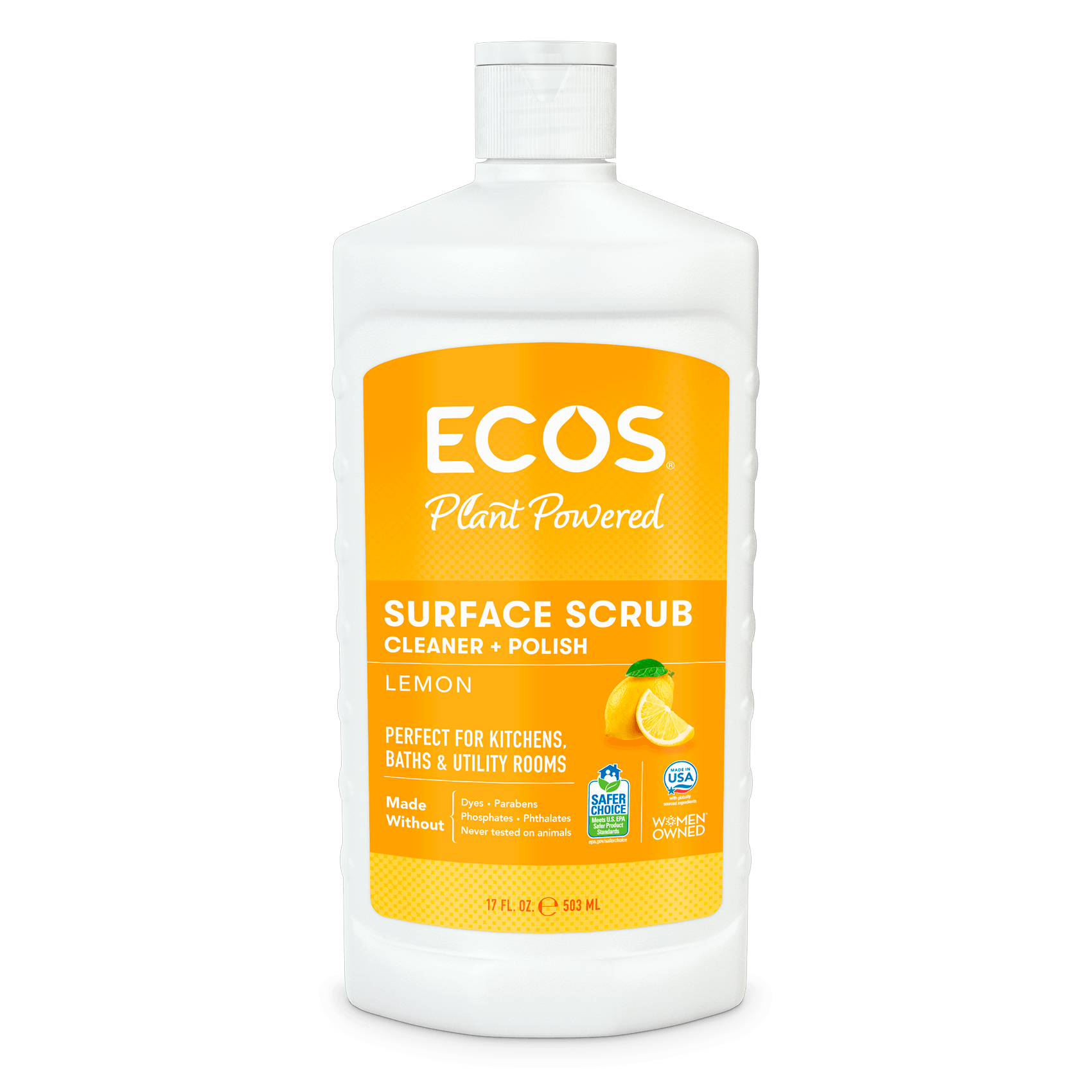 ECOS Surface Scrub Lemon Front