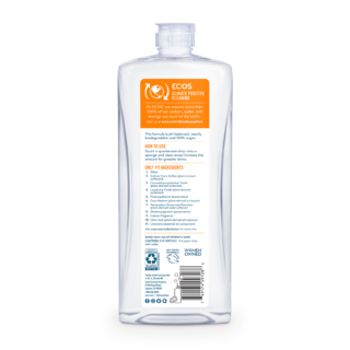 ECOS Dish Soap Apricot Back