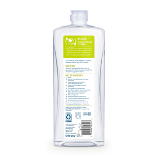 ECOS Dishsoap Bamboo Lemon Back