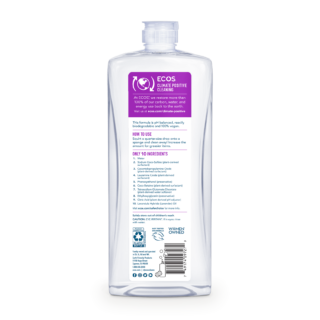 ECOS Dish Soap Lavender Back